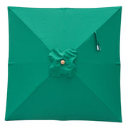 Billy Fresh 2m Bamboo Umbrella - Solid Emerald Green
